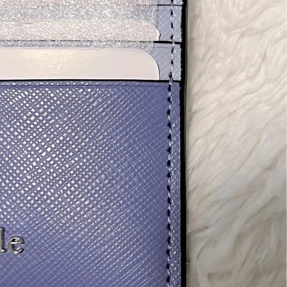 Kate Spade Madison small slim card holder size 4.08” W X 3.04” H X 0.4” D - Picture 5 of 16